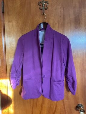 Olivia Moon purple blazer